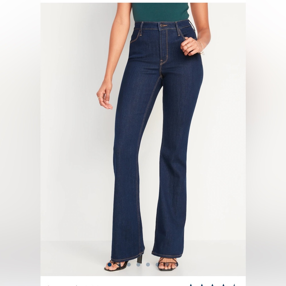 High rise Flare old navy jeans size 12